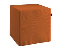 Dekoria Sedák Cube - kostka pevná 40x40x40, rezavá, 40 x 40 x 40 cm, Cotton Panama, 702-42