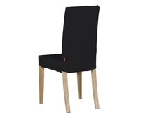 Dekoria Potah na židli IKEA  Harry, krátký, černá, židle Harry, Etna, 705-00