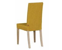 Dekoria Potah na židli IKEA  Harry, krátký, hořčicový šenil, židle Harry, Etna, 705-04