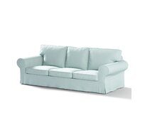 Dekoria Potah na pohovku IKEA Ektorp 3-místná, nerozkládací, pastelově blankytná , pohovka Ektorp 3-místná, nerozkládací, Cotton Panama, 702-10