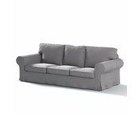 Dekoria Potah na pohovku IKEA Ektorp 3-místná, nerozkládací, holubí šeď, pohovka Ektorp 3-místná, nerozkládací, Velvet, 704-11