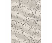 Dekoria Koberec Lineo wool/ black 120x170cm, 120 x 170 cm