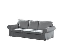 Dekoria Potah na pohovku IKEA Ektorp 3-místná, nerozkládací, šedá tmavá, pohovka Ektorp 3-místná, nerozkládací, Ingrid, 705-42