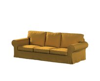 Dekoria Potah na pohovku IKEA Ektorp 3-místná, nerozkládací, medový šenil, pohovka Ektorp 3-místná, nerozkládací, City, 704-82