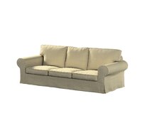 Dekoria Potah na pohovku IKEA Ektorp 3-místná, nerozkládací, béžová, pohovka Ektorp 3-místná, nerozkládací, Living, 161-68