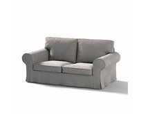 Dekoria Potah na pohovku IKEA Ektorp 2-místná, nerozkládací, holubí šeď, pohovka Ektorp 2-místná, Velvet, 704-11