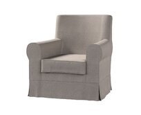 Dekoria Potah na křeslo IKEA Ektorp Jennylund, šedo-béžová, kØeslo Ektorp Jennylund, Etna, 705-09