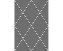 Dekoria Koberec Morocco Royal Rhombs dark grey/cream 160x230cm, 160 x 230 cm