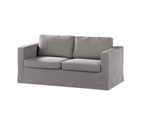 Dekoria Potah na pohovku IKEA Karlstad 2-místná , nerozkládací, dlouhý, holubí šeď, pohovka Karlstad 2-místná, Velvet, 704-11