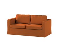 Dekoria Potah na pohovku IKEA Karlstad 2-místná , nerozkládací, dlouhý, rezavá, pohovka Karlstad 2-místná, Cotton Panama, 702-42