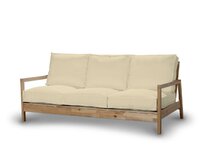Dekoria Potah na pohovku IKEA Lillberg 3-místná nerozkládací, krémová, pohovka Lillberg 3-místná, Chenille, 161-39
