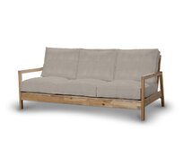 Dekoria Potah na pohovku IKEA Lillberg 3-místná nerozkládací, šedo-béžová, pohovka Lillberg 3-místná, Etna, 705-09