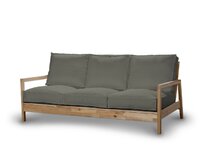 Dekoria Potah na pohovku IKEA Lillberg 3-místná nerozkládací, šedá, pohovka Lillberg 3-místná, Etna, 161-25