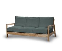 Dekoria Potah na pohovku IKEA Lillberg 3-místná nerozkládací, šedomodrý šenil, pohovka Lillberg 3-místná, City, 704-85