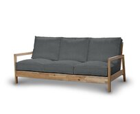 Dekoria Potah na pohovku IKEA Lillberg 3-místná nerozkládací, šedý grafit, pohovka Lillberg 3-místná, City, 704-86