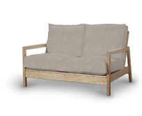 Dekoria Potah na pohovku IKEA Lillberg 2-místná nerozkládací, šedo-béžová, pohovka Lillberg 2-místná, Etna, 705-09
