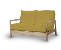 Dekoria Potah na pohovku IKEA Lillberg 2-místná nerozkládací, hořčicový šenil, pohovka Lillberg 2-místná, Etna, 705-04