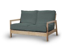 Dekoria Potah na pohovku IKEA Lillberg 2-místná nerozkládací, šedomodrý šenil, pohovka Lillberg 2-místná, City, 704-85