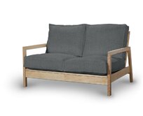Dekoria Potah na pohovku IKEA Lillberg 2-místná nerozkládací, šedý grafit, pohovka Lillberg 2-místná, City, 704-86