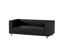Dekoria Potah na pohovku IKEA Klippan 2-místná, černá, pohovka Klippan 2-místná, Etna, 705-00