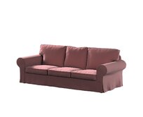 Dekoria Potah na pohovku IKEA Ektorp 3-místná, rozkládací STARÝ MODEL PIXBO, světle švestková, pohovka Ektorp 3-místná rozkládací, Ingrid, 705-38