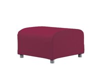 Dekoria Potah na podnožku Klippan, Plum švestková, podnožka Klippan, Cotton Panama, 702-32