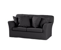 Dekoria Potah na pohovku IKEA Tomelilla 2-místná nerozkládací, Shadow Grey - grafitová, pohovka Tomelilla 2-místná, Cotton Panama, 702-08