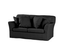 Dekoria Potah na pohovku IKEA Tomelilla 2-místná nerozkládací, černá, pohovka Tomelilla 2-místná, Etna, 705-00