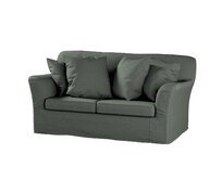 Dekoria Potah na pohovku IKEA Tomelilla 2-místná nerozkládací, tmavě šedá, pohovka Tomelilla 2-místná, Teddy, 702-83