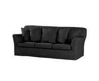 Dekoria Potah na pohovku IKEA Tomelilla 3-místná nerozkládací, černá, pohovka Tomelilla 3-místná, Etna, 705-00