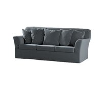 Dekoria Potah na pohovku IKEA Tomelilla 3-místná nerozkládací, grafitová, pohovka Tomelilla 3-místná, Ingrid, 705-43