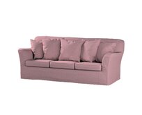 Dekoria Potah na pohovku IKEA Tomelilla 3-místná nerozkládací, růžový melanž s černou nitkou, pohovka Tomelilla 3-místná, Amsterdam, 704-48