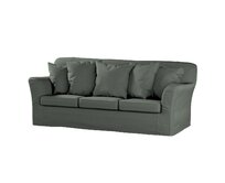 Dekoria Potah na pohovku IKEA Tomelilla 3-místná nerozkládací, tmavě šedá, pohovka Tomelilla 3-místná, Teddy, 702-83