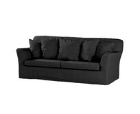 Dekoria Potah na pohovku IKEA Tomelilla rozkládací, černá, pohovka Tomelilla rozkládací, Etna, 705-00