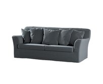 Dekoria Potah na pohovku IKEA Tomelilla rozkládací, grafitová, pohovka Tomelilla rozkládací, Ingrid, 705-43