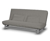 Dekoria Potah na pohovku IKEA Beddinge krátký, šedá, potah na pohovku + 2 polštáře, Edinburgh, 115-81