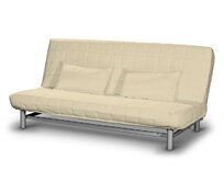 Dekoria Potah na pohovku IKEA Beddinge krátký, krémová, potah na pohovku + 2 polštáře, Chenille, 161-39