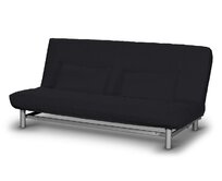 Dekoria Potah na pohovku IKEA Beddinge krátký, černá, potah na pohovku + 2 polštáře, Etna, 705-00