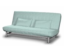 Dekoria Potah na pohovku IKEA Beddinge krátký, pastelově blankytná , potah na pohovku + 2 polštáře, Cotton Panama, 702-10
