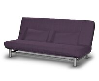 Dekoria Potah na pohovku IKEA Beddinge krátký, fialová, potah na pohovku + 2 polštáře, Etna, 161-27