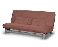 Dekoria Potah na pohovku IKEA Beddinge krátký, hnědá koňaková, potah na pohovku + 2 polštáře, City, 704-84