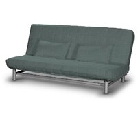 Dekoria Potah na pohovku IKEA Beddinge krátký, šedomodrý šenil, potah na pohovku + 2 polštáře, City, 704-85