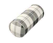 Dekoria Potah na válec IKEA Ektorp, černo-bílá kostka, válec Ektorp průměr 15cm, délka 35cm, Edinburgh, 115-74