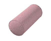 Dekoria Potah na válec IKEA Ektorp, růžový melanž s černou nitkou, válec Ektorp průměr 15cm, délka 35cm, Amsterdam, 704-48