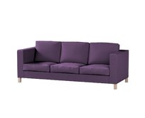 Dekoria Potah na pohovku IKEA Karlanda 3-místná nerozkládací, krátký, fialová, pohovka Karlanda 3-místná, Etna, 161-27