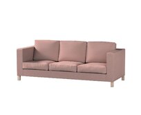 Dekoria Potah na pohovku IKEA Karlanda 3-místná nerozkládací, krátký, matně růžová, pohovka Karlanda 3-místná, City, 704-83