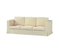 Dekoria Potah na pohovku IKEA Karlanda 3-místná nerozkládací, dlouhý, krémová, pohovka Karlanda 3-místná, Chenille, 161-39