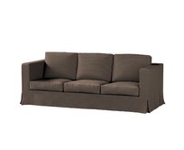 Dekoria Potah na pohovku IKEA Karlanda 3-místná nerozkládací, dlouhý, hnědá, pohovka Karlanda 3-místná, Etna, 705-08