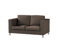 Dekoria Potah na pohovku IKEA Karlanda 2-místná, krátký, hnědá, pohovka Karlanda 2-místná, Etna, 705-08