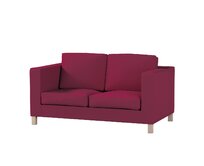 Dekoria Potah na pohovku IKEA Karlanda 2-místná, krátký, Plum švestková, pohovka Karlanda 2-místná, Cotton Panama, 702-32